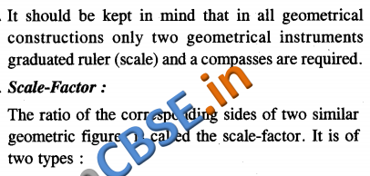  CBSE Class 10 Maths Construction Notes 