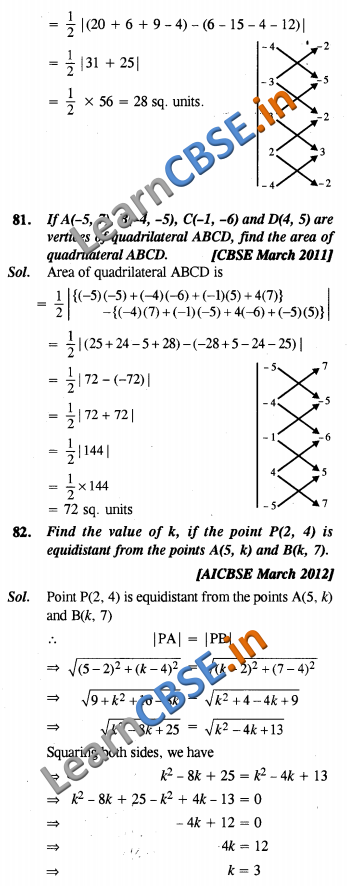  Maths CBSE Class 10 SAQ 3 Marks Coordinate Geometry 02 