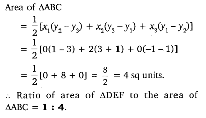 exercise 7.3 Maths Class 10 Coordinate Geometry NCERT Solutions PDF Download Q3.1