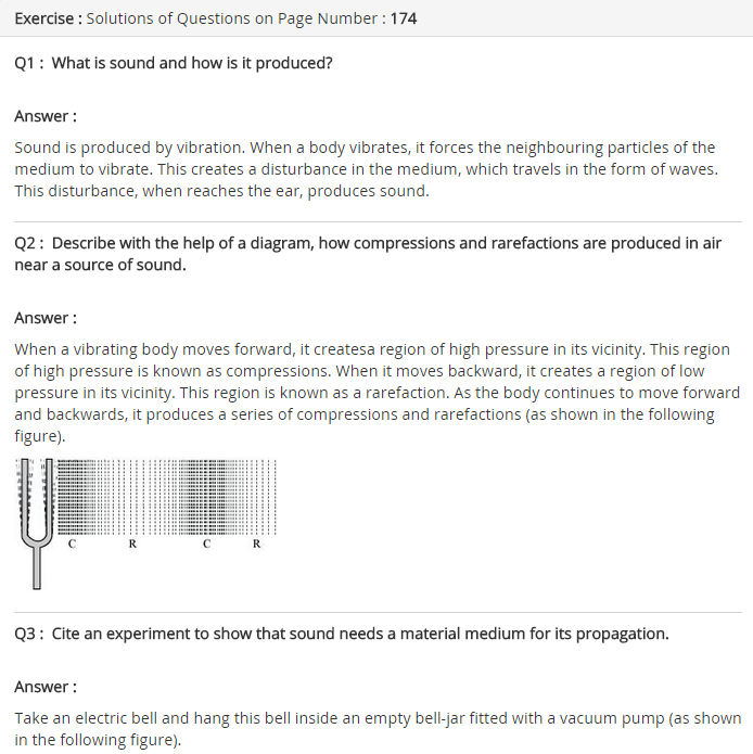 NCERT Solutions For Class 9 Science Chapter 12 Sound