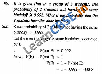  Probability NCERT Solutions For Class 10 Maths SAQ 3 Marks 01 