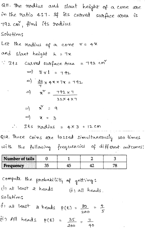 Sample Papers for Class 9 Maths Solved paper 1 5