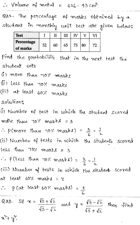 Maths Sample Papers for Class 9 Set 2 12