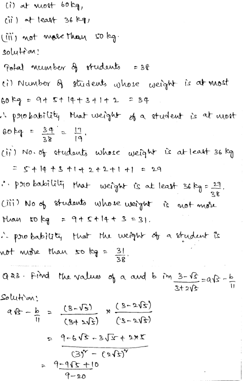Sample Papers for Class 9 Maths Solved paper 4 13