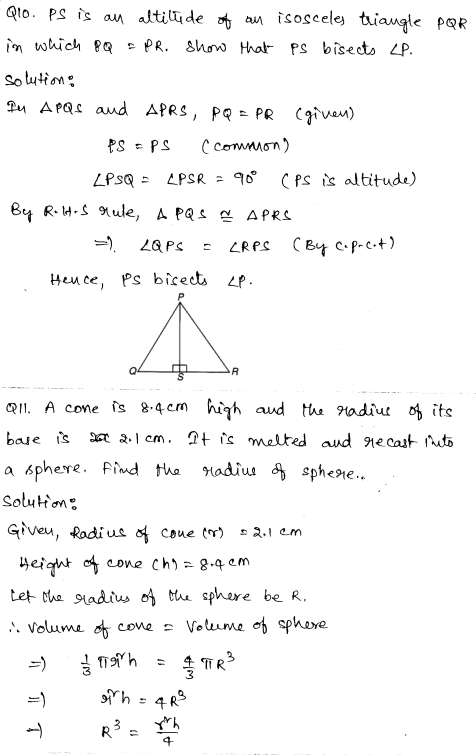 Maths Sample Papers for Class 9 Set 4 4