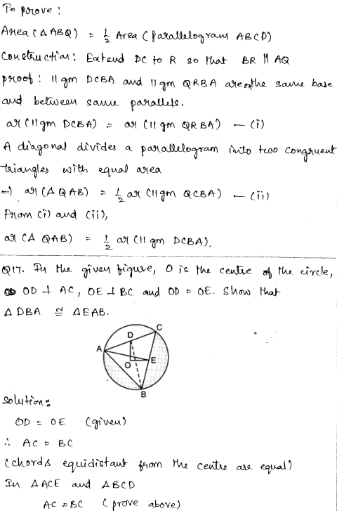 Solved CBSE Sample Papers for Class 9 Maths Paper 4 8