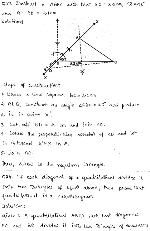 Maths Sample Question Papers for Class 9 Set 6 19